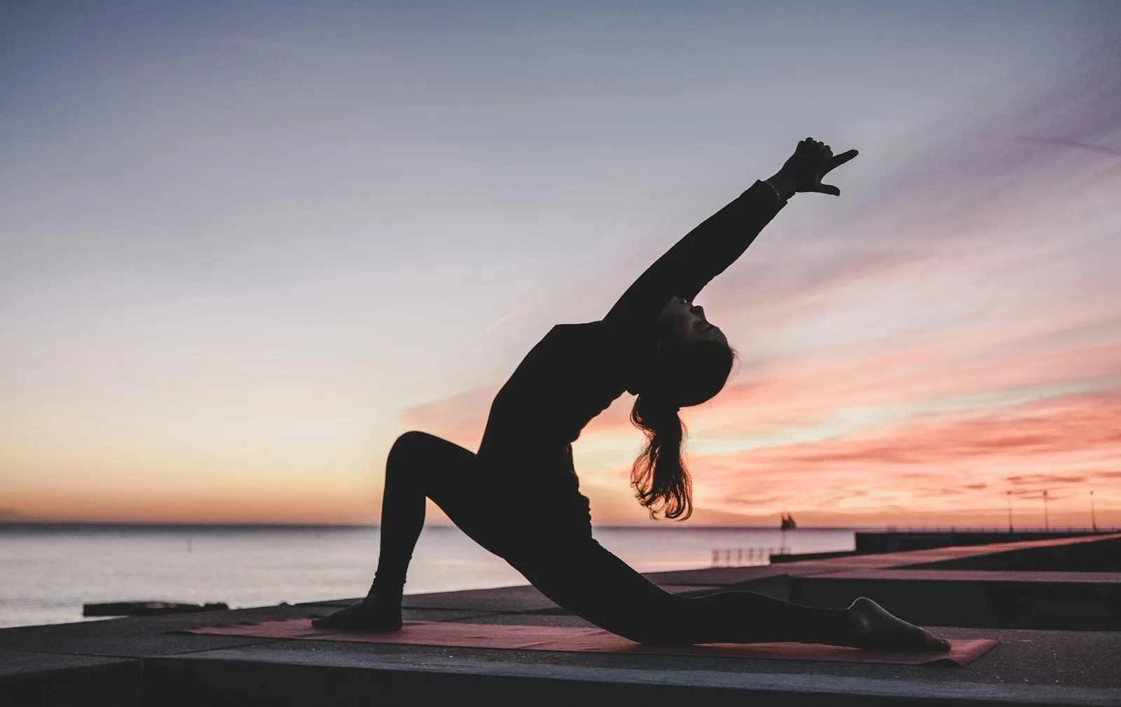 Yoga teaching demonstration